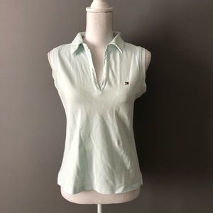 Tommy Hilfiger sleeveless collared top